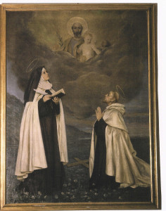 Terezie a Jan, obraz z kláštera sester karmelitek sv. Terezie ve Florencii